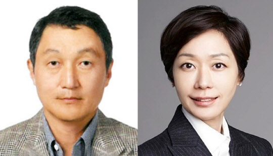 구본성(왼쪽) 전 아워홈 부회장과 구지은 아워홈 부회장. <아워홈 제공>
